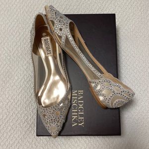 Badgley Mischka Brand
Gigi Pointed Toe Flat Evening Shoe